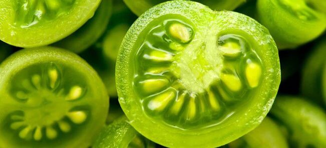 Green tomatoes for varicose veins